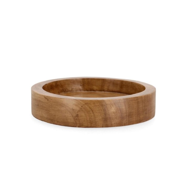 VASSOIO DECOR JAMAL LEGNO MARRONE D24X5H